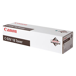 Canon C-EXV 18 BK Toner authentique 0386B002 - Noir