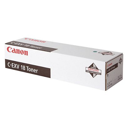 Canon C-EXV 18 BK Toner authentique  (0386B002)- Noir