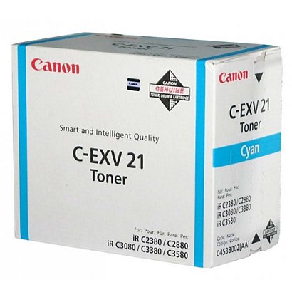 Canon C-EXV 21, 0453B002, Tóner Original, Cian - 1