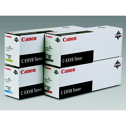 Canon C-EXV 8, 7626A002, Tóner Original, Amarillo - 1