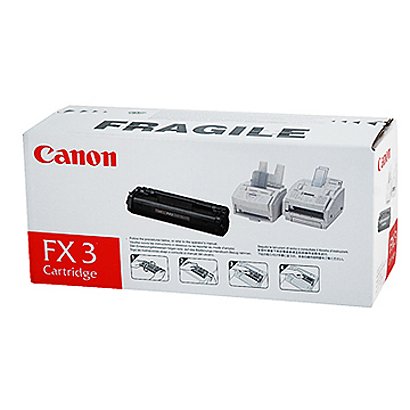 Canon FX-3, 1557A003, Tóner Original, Negro - 1