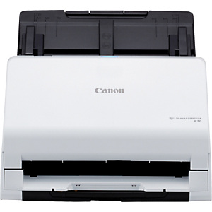 Canon imageFORMULA R30, 216 x 356 mm, 600 x 600 DPI, Chargeur automatique de documents + Scanner à feuille, Blanc, CIS, LED RGB 6051C003 Canon imageFORMULA R30, 216 x 356 mm, 600 x 600 DPI, Chargeur automatique de documents + Scanner à feuille, Blanc, CIS, LED RGB 6051C003