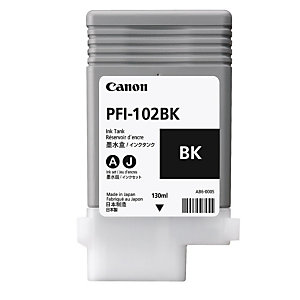Canon PFI-102 Cartouche d'encre authentique (0895B001) - Noir