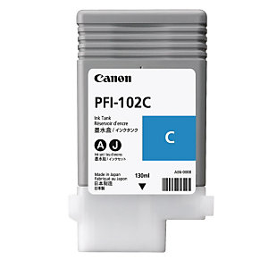 Canon PFI-102 Cartouche d'encre authentique (0896B001) - Cyan