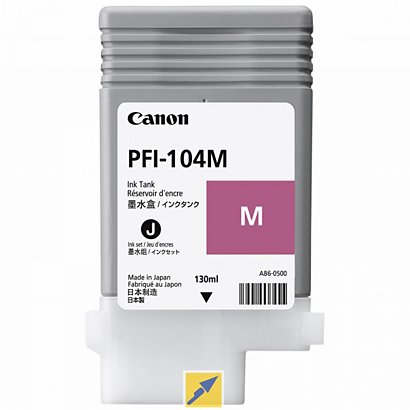 Canon PFI-104 M, 3631B001, Cartucho de Tinta, Magenta - 1