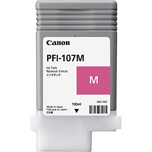 Canon PFI-107 Cartouche d'encre authentique (6707B001) - Magenta