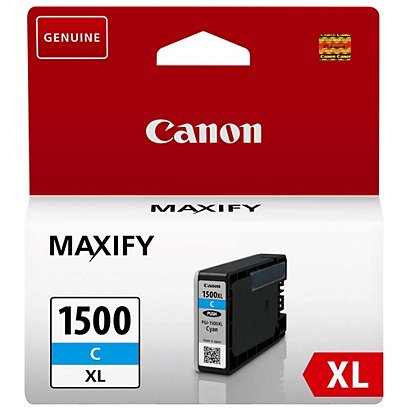 Canon PGI-1500 XL C, 9193B001, Cartucho de Tinta, Maxify, Cian, Alta Capacidad - 1