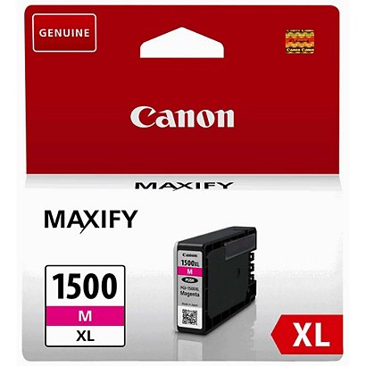 Canon PGI-1500 XL M, 9194B001, Cartucho de Tinta, Maxify, Magenta, Alta Capacidad - 1
