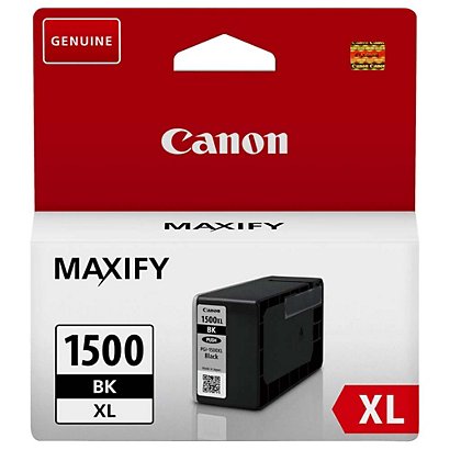 Canon PGI-1500 XL BK, 9182B001, Cartucho de Tinta, Maxify, Negro, Alta Capacidad - 1