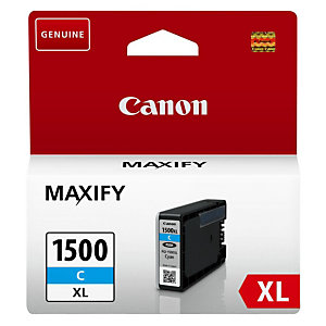 Canon PGI-1500XL Cartouche d'encre authentique grande capacité (9193B001) - Cyan