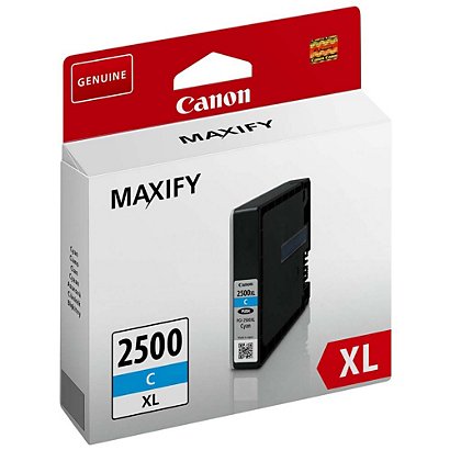 Canon PGI-2500 XL C, 9265B001AA, Cartucho de Tinta, Maxify, Cian, Alta Capacidad - 1