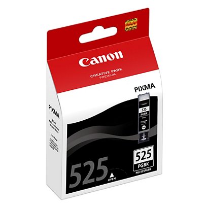 Canon PGI-525 BK, 4529B001, Cartucho de Tinta, PIXMA, Negro - 1