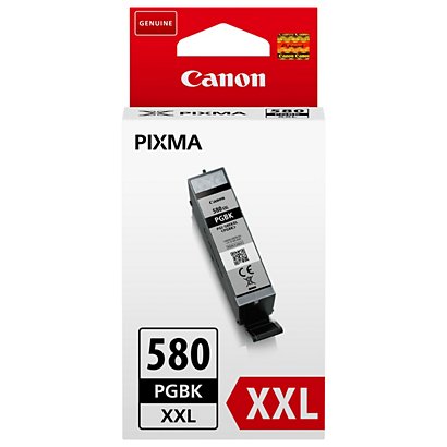 Canon PGI-580PGBK XXL, 1970C001, Cartucho de Tinta, ChromaLife100+, PIXMA, Negro - 1