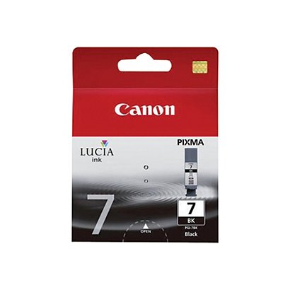 Canon PGI-7 BK, 2444B001, Cartucho de Tinta, LUCIA, PIXMA, Negro - 1