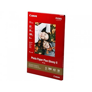 Canon PP-201, Hautement brillant, 260 g/m², A3, 20 feuilles, 270 µm, Canon Lucia, ChromaLife100+ 2311B020 Canon PP-201, Hautement brillant, 260 g/m², A3, 20 feuilles, 270 µm, Canon Lucia, ChromaLife100+ 2311B020