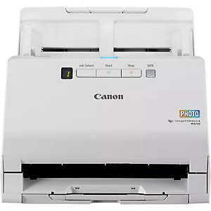 Canon RS40, 600 x 600 DPI, 40 ppm, 30 ppm, Niveau de gris, Monochrome, Alimentation papier de scanner, Blanc 5209C003 Canon RS40, 600 x 600 DPI, 40 ppm, 30 ppm, Niveau de gris, Monochrome, Alimentation papier de scanner, Blanc 5209C003