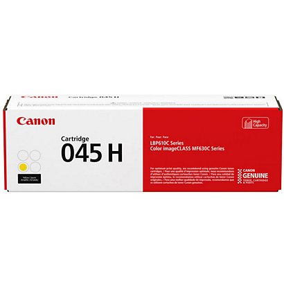 Canon Toner 045 H, 1243C002, Giallo, Pacco singolo, Alta capacità