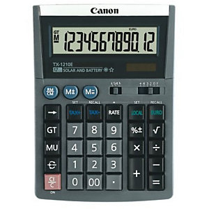 Canon TX-1210E Calcolatrice da tavolo, Oro e Grigio