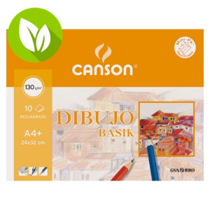 CANSON Basik láminas de dibujo con recuadro (A4+)