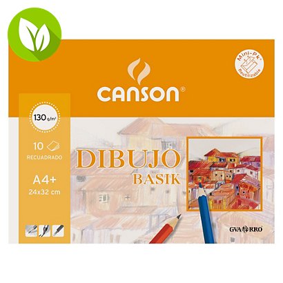 CANSON Basik láminas de dibujo con recuadro (A4+) - 1