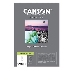 CANSON Carta Inkjet Everyday - A4 - 180 gr - 50 fogli - opaca