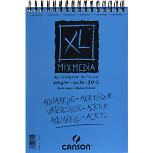 CANSON XL Bloc de dibujo, 300 g/m², 30 hojas, A4 CANSON XL Bloc de dibujo, 300 g/m², 30 hojas, A4