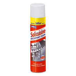 Décapant fours Solicuisine de Solipro, 2 aérosols de 600 ml Décapant fours Solicuisine de Solipro, 2 aérosols de 600 ml