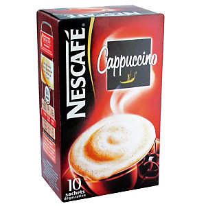 Cappuccino Nescafé, boîte de 10 sachets