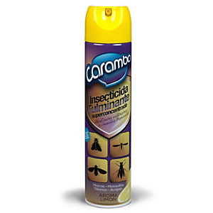 Caramba Insecticida Fulminante Super Concentrado, 600 ml, Insectos Voladores, Tapón Pulverizador, Aroma Limón Caramba Insecticida Fulminante Super Concentrado, 600 ml, Insectos Voladores, Tapón Pulverizador, Aroma Limón