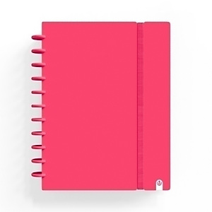 CARCHIVO Ingeniox Intense Cuaderno de hojas reinsertables, personalizables, A4, cuadriculado 5 x 5 mm, 80 hojas, con discos extraíbles de 30 mm, tapa de polipropileno Foam, con goma de cierre, rojo CARCHIVO Ingeniox Intense Cuaderno de hojas reinsertables, personalizables, A4, cuadriculado 5 x 5 mm, 80 hojas, con discos extraíbles de 30 mm, tapa de polipropileno Foam, con goma de cierre, rojo