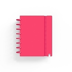 CARCHIVO Ingeniox Intense Cuaderno de hojas reinsertables, personalizables, A5, cuadriculado 5 x 5 mm, 80 hojas, con discos extraíbles de 30 mm, tapa de polipropileno Foam, con goma de cierre, rojo CARCHIVO Ingeniox Intense Cuaderno de hojas reinsertables, personalizables, A5, cuadriculado 5 x 5 mm, 80 hojas, con discos extraíbles de 30 mm, tapa de polipropileno Foam, con goma de cierre, rojo