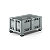 Cargopallet 4 piedini per alimenti 1200x1000x760 mm carico 510 kg - 2