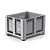 Cargopallet 4 piedini per alimenti 1200x1000x760 mm carico 510 kg - 1