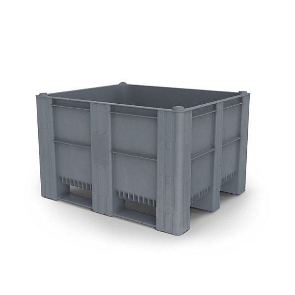 Cargopallet grigio tre travette 1200 x 800 x 740 mm carico 700 kg - 3