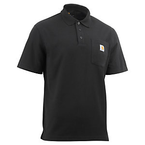 Carhartt Polo manches courtes - Noir - Taille S