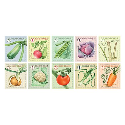 Carnet de 50 timbres Légumes - 1