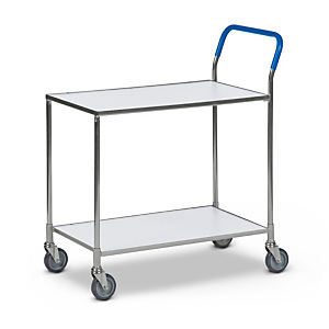 Carrello a 2 ripiani portata 150 kg Carrello a 2 ripiani portata 150 kg