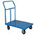 Carrello con pianale 60x90cm 2 ruote freno - 1