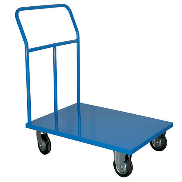 Carrello con pianale 60x90cm 4 ruote girevoli