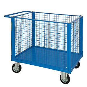 Carrello multiuso a 4 sponde portata 350 kg Carrello multiuso a 4 sponde portata 350 kg