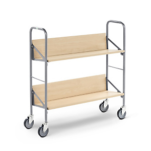 Carrello per archivio con 2 ripiani portata 50 kg Carrello per archivio con 2 ripiani portata 50 kg