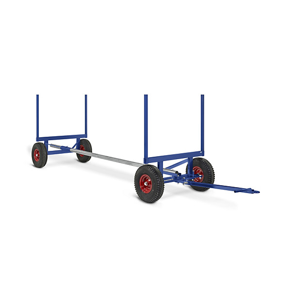 Carrello per prodotti lunghi capacità 3500 kg 4 ruote fisse 400X127x64cm