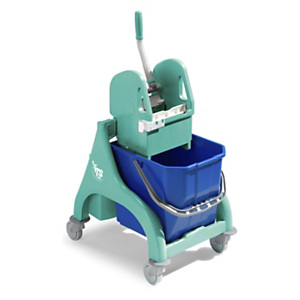 Carrello per pulizie con maniglia e secchio singolo Carrello per pulizie con maniglia e secchio singolo