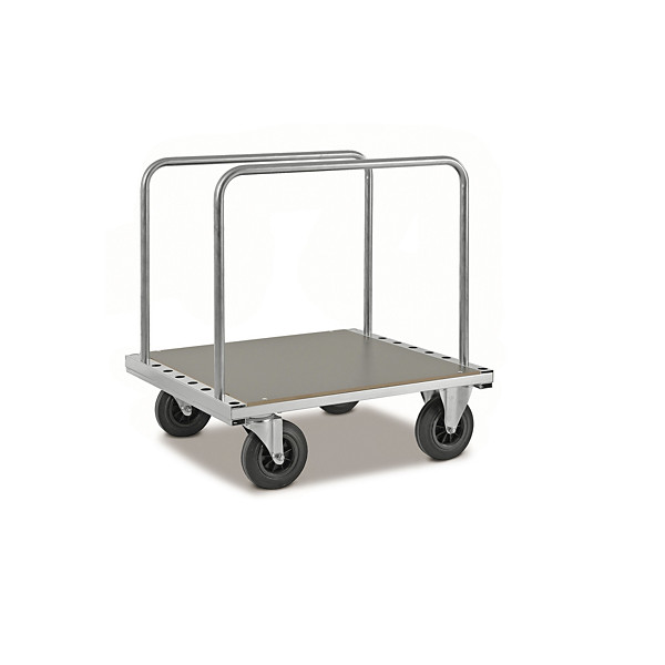 Carrello porta pannelli con pianale in MDF portata 500 kg