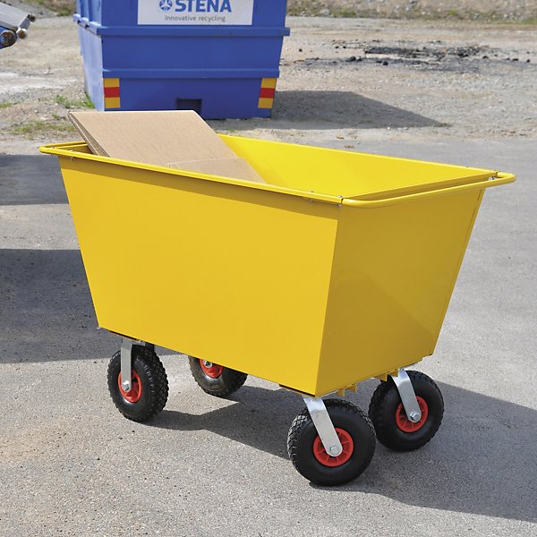 Carrello porta rifiuti carico 400 kg - 3