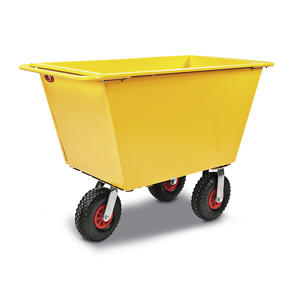 Carrello porta rifiuti carico 400 kg - 1