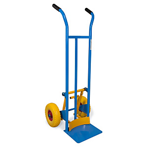 Carrello portacasse e porta fusti con scaricafacile ruote antiforatura portata 200 kg Carrello portacasse e porta fusti con scaricafacile ruote antiforatura portata 200 kg