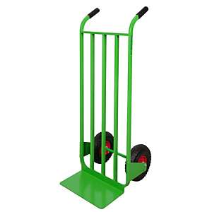 Carrello portacasse ruote pneumatiche portata 250 kg Carrello portacasse ruote pneumatiche portata 250 kg