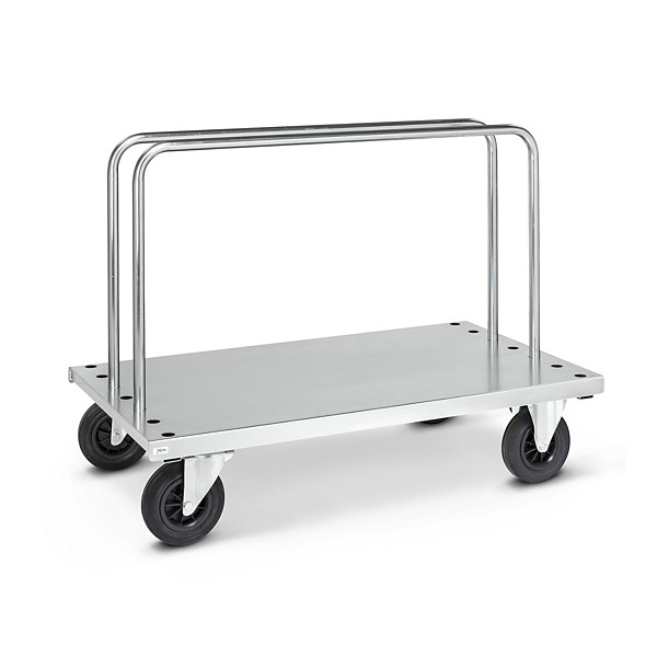 Carrello portapannelli con pianale capacità 500 kg