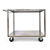 Carrello portatutto grande a 2 Piani in acciaio inox AISI 304 con ruote con freno - 3